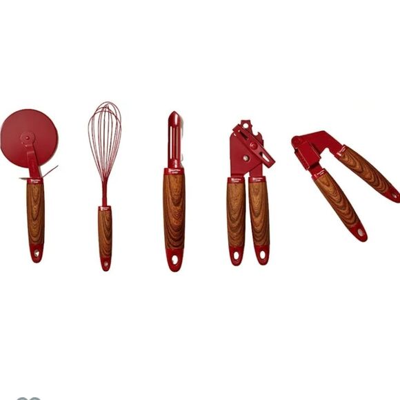 Phantom Chef 5 Piece Kitchen Gadget Set- Red - Picture 1 of 14